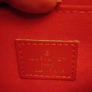 Louis Vuitton Vibrant Red Leather Piece